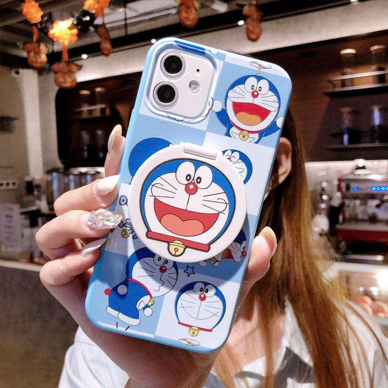 Ốp điện thoại họa tiết Doraemon 3D cho iPhone 11 12 Mini Pro Max Se 2020 X Xr Xs Max 7 8 Plus 5s 5 Se 6 6s 7 8 Plus