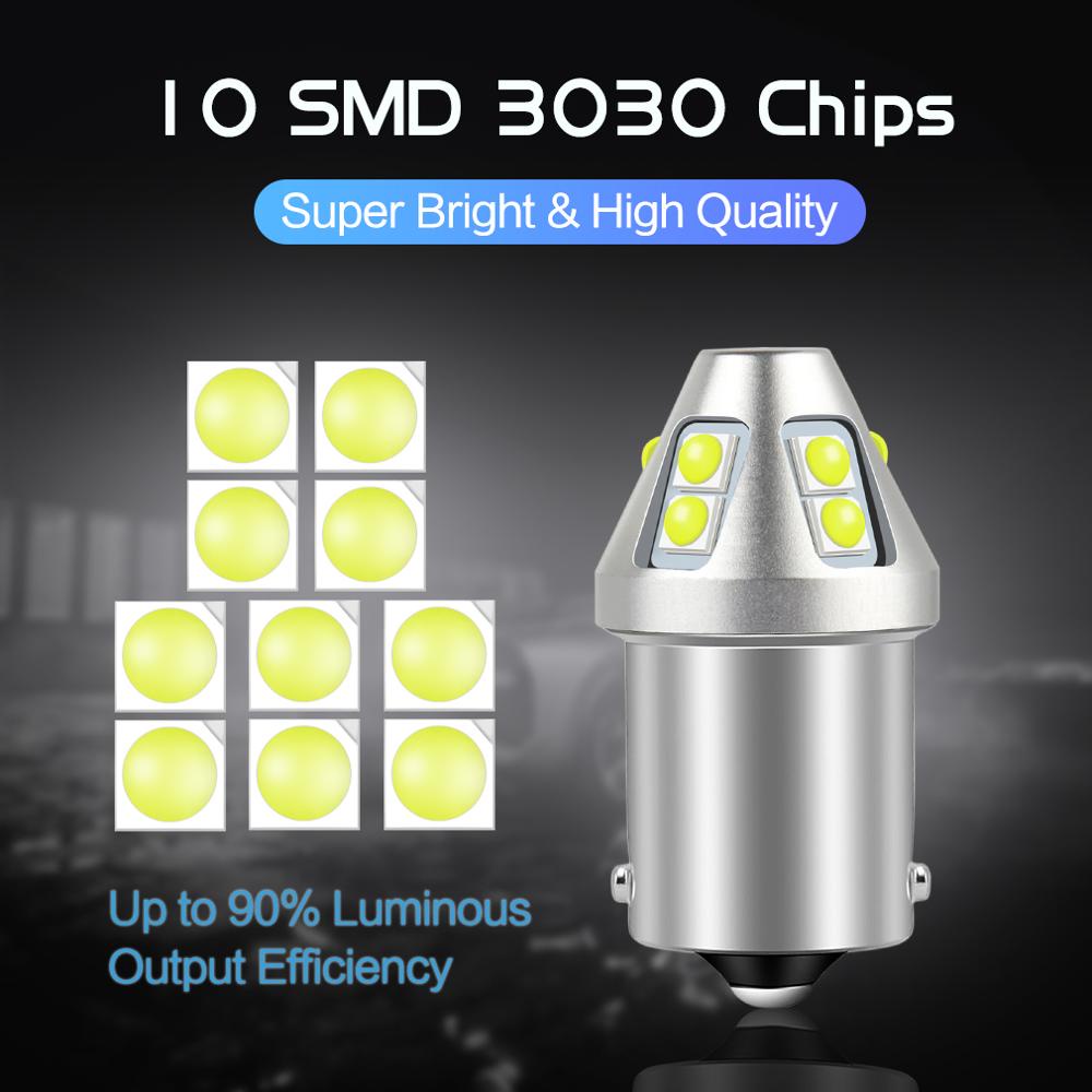 Đèn LED Xi Nhan Bóng LED 1156 T20 W21/5W 7443 W21W 7440 PY21W P21W Ba15D BA15S Baau15S Cho Xe Hơi