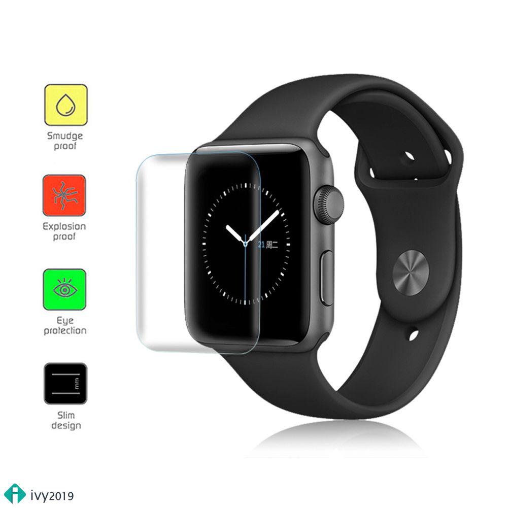 Miếng dán bảo vệ toàn màn hình cảm ứng nhạy cho đồng hồ thông minh iWatch 4 44MM