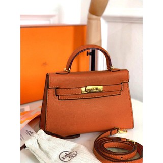 (giá sỉ) Túi Xách Hm da gạo sần size 20 fulll box