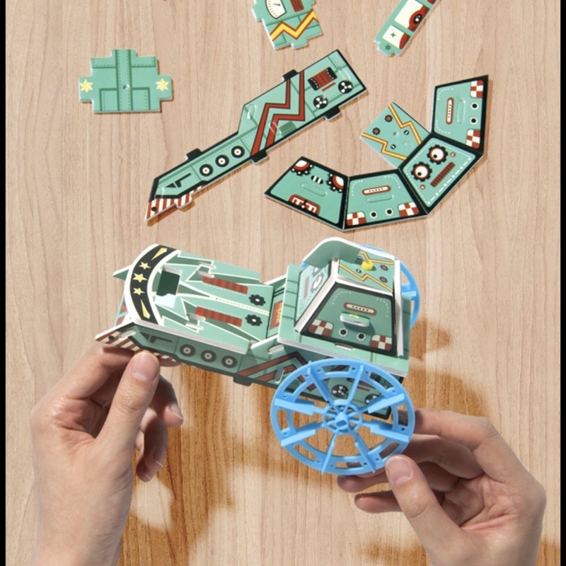 Đồ chơi khoa học Stem lắp ráp mô hình Mideer stem box lắp ghép robot vũ trụ cho bé