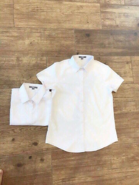 áo sơ mi nữ cộc tay công sở màu trắng M95 | BigBuy360 - bigbuy360.vn