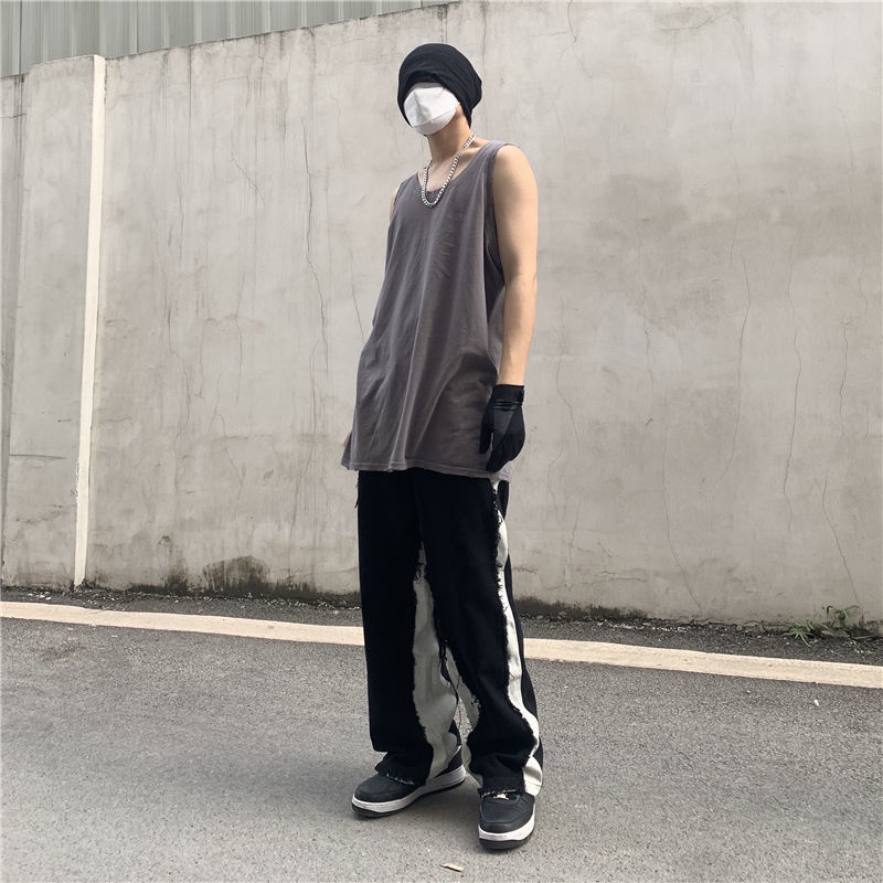 Áo Ba Lỗ Thể Thao Dáng Rộng Thiết Kế Mới Năng Động Thời Trang Mùa Hè Dành Cho Nam