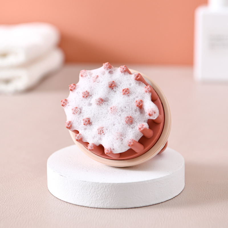 [Hàng mới về] Lược gội massage da đầu mềm mại thiết kế hình dạng độc đáo sáng tạo