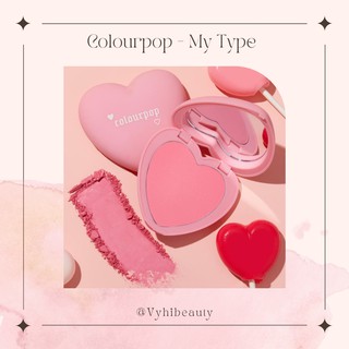 Phấn má Colourpop Pressed Powder Blush vỏ trái tim