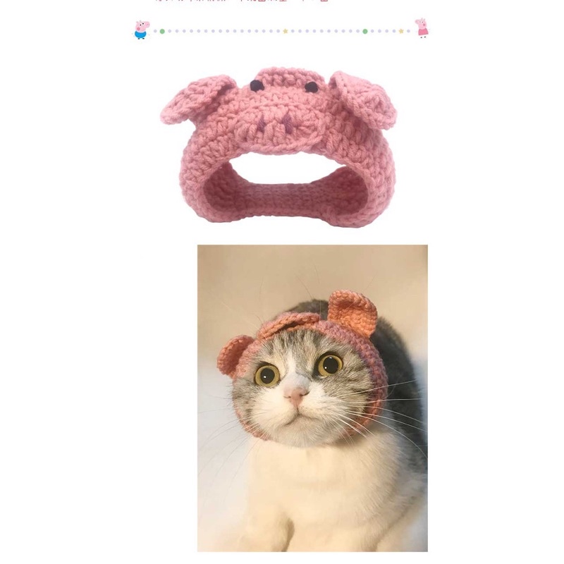 Mũ len dễ thương cho chó mèo nhiều kích thước