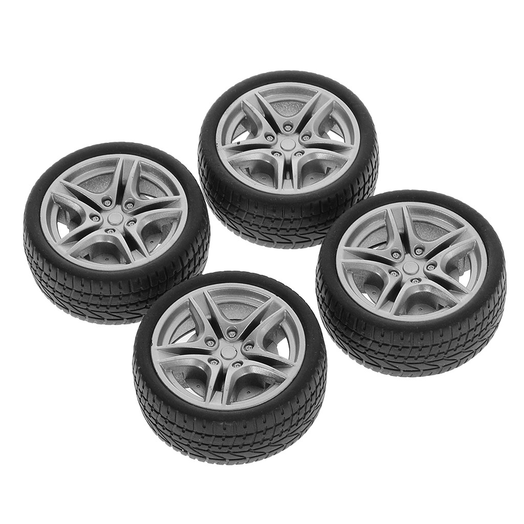 Bộ 4 bánh xe đồ chơi 48mm