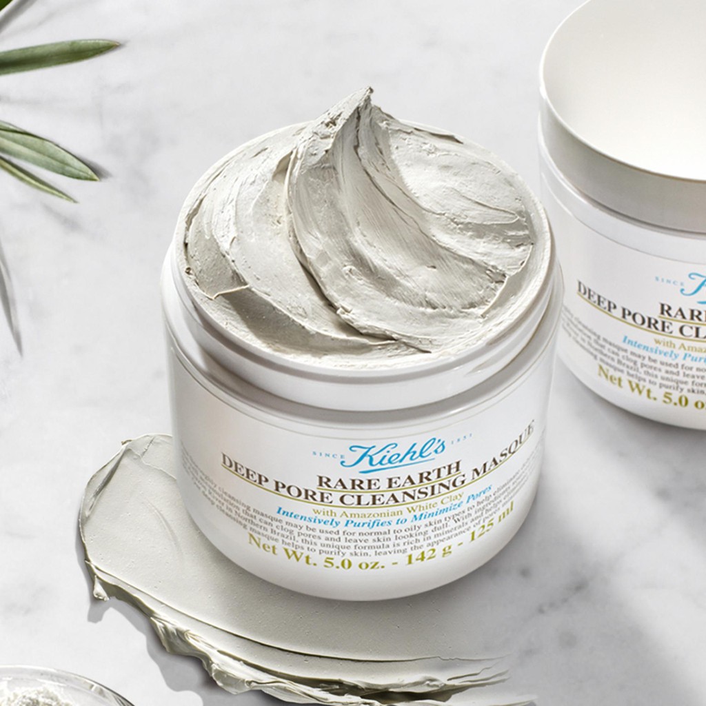 (Bill) Mặt Nạ Đất Sét Dưỡng Trắng Sạch Mụn Đầu Đen Kiehl's Rare Earth Deep Pore Cleansing Masque (125ml)