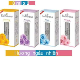 Compo 2 nước hoa enchanter ngẩu nhiên 8ml( charming, sesition, magic, romantic)
