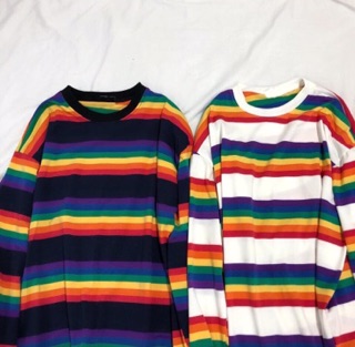 SWEATER SỌC CẦU VÒNG 🌈🌈🌈
