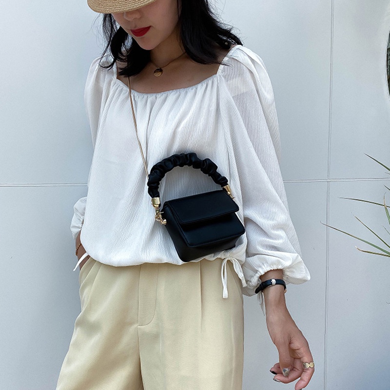 Túi Đeo Vai Có Khóa Nam Châm mini Phong Cách Hàn Quốc Cho Nữ