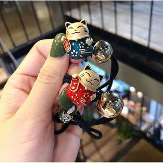 Thun Cột Tóc Mèo Thần Tài
