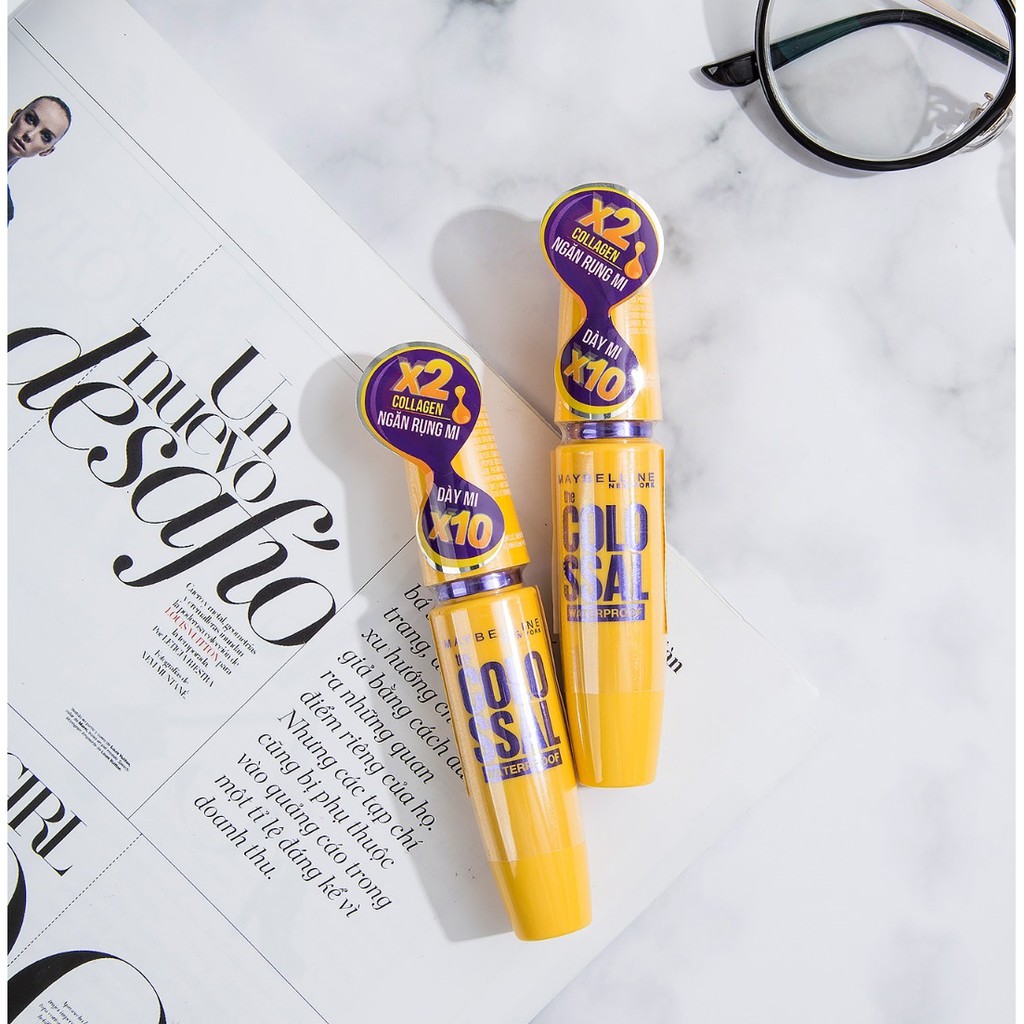 Mascara Maybelline Colossal Waterproof Black 9.2ml | BigBuy360 - bigbuy360.vn