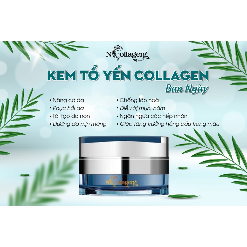 Kem Face Tổ Yến Ngày N'COLLAGEN - Giảm mụn, tàn nhang, nám
