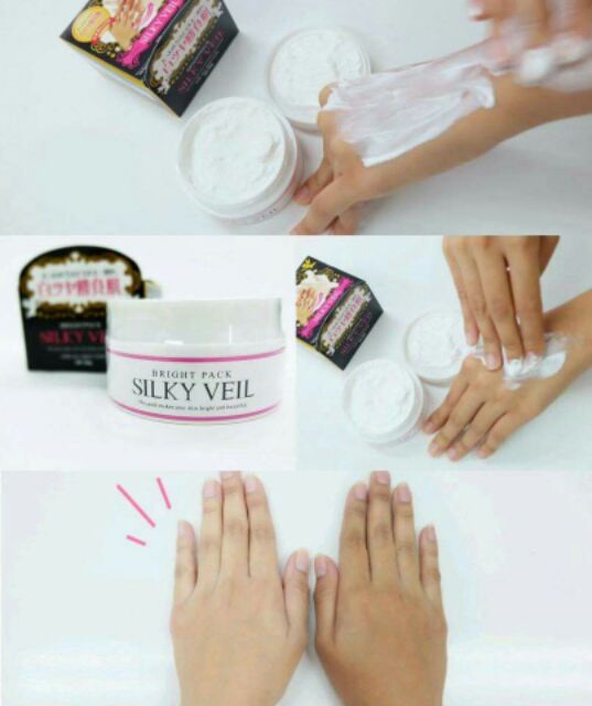 Kem dưỡng trắng da Silky Veil 100gr
