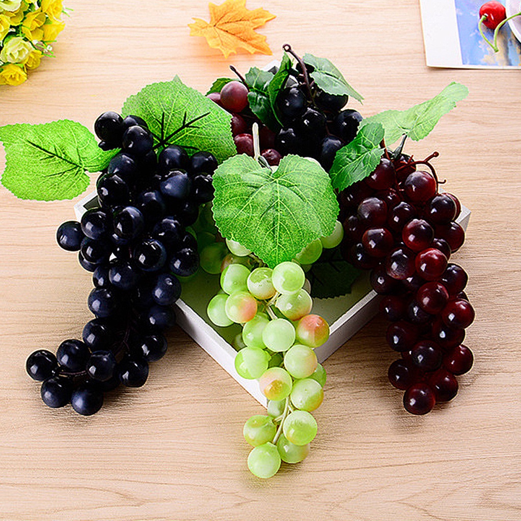 Chùm nho giả bằng nhựa dành cho trang trí