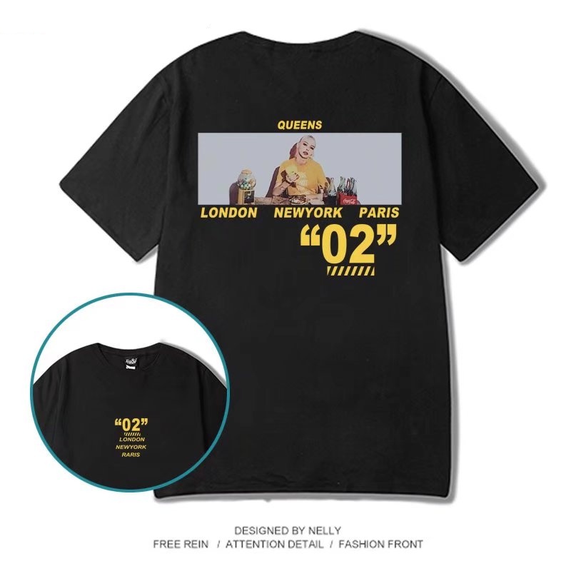 Áo Thun Tay Ngắn Cổ Tròn Dáng Rộng In Chữ Thoải Mái Thời Trang Cho Nam Size M-8XL