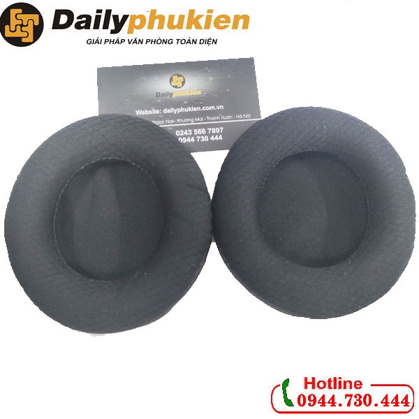 1 đôi Đệm ốp vải tròn 10cm cho tai nghe