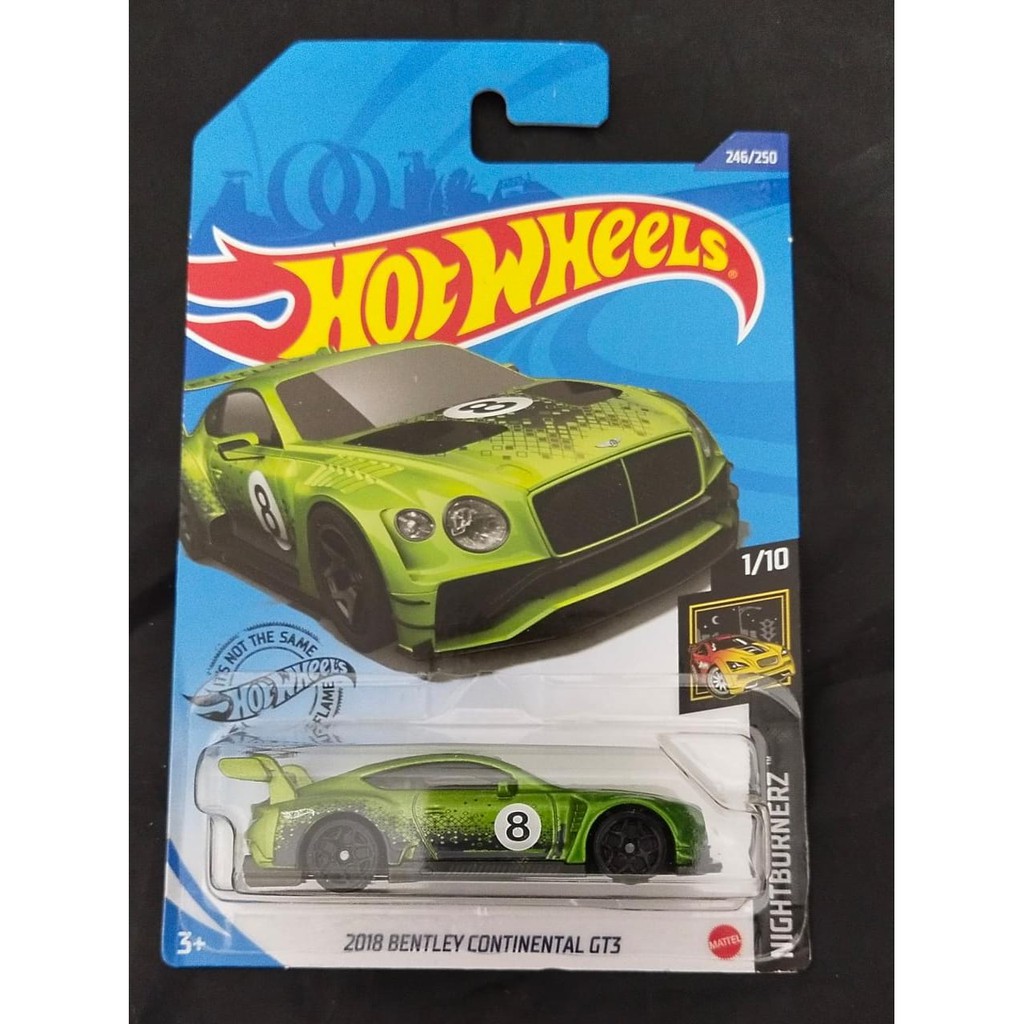 Hot Wheels Mô Hình Đồ Chơi Xe Hơi Bentley Continental Gt3 2018