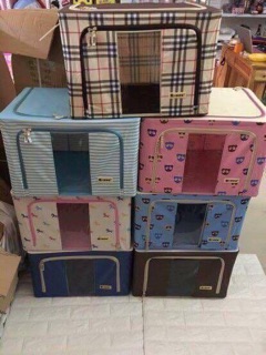 Sét 3 túi đựng quần áo khung sắt