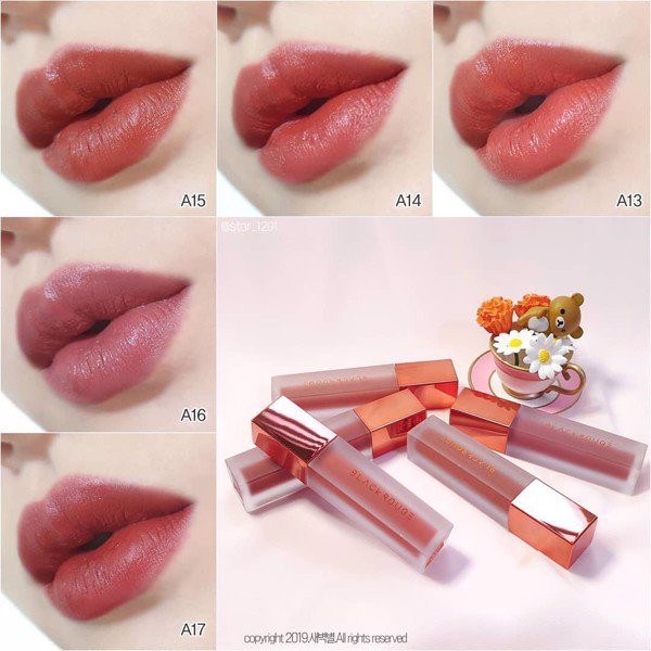 Son kem lì Black Rouge A16 - Hồng Đất	 Air Fit Velvet Tint