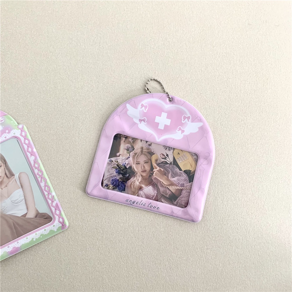 Túi Đựng Thẻ 10Cm Họa Tiết Nơ Ren Xinh Xắn