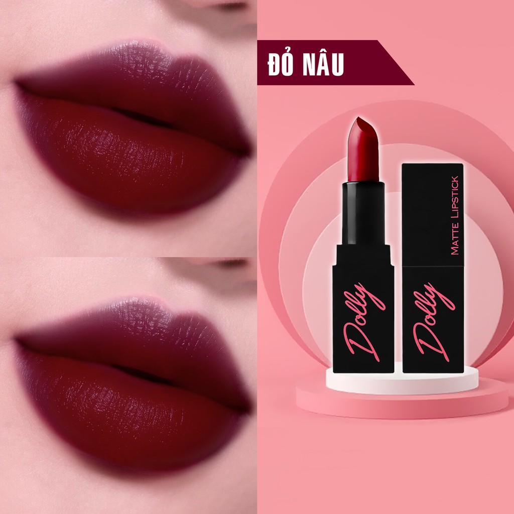 [Đỏ Nâu] Bad Love - Son  Sáp Phủ Phấn Dolly Không Chì Màu Đỏ Nâu | BigBuy360 - bigbuy360.vn
