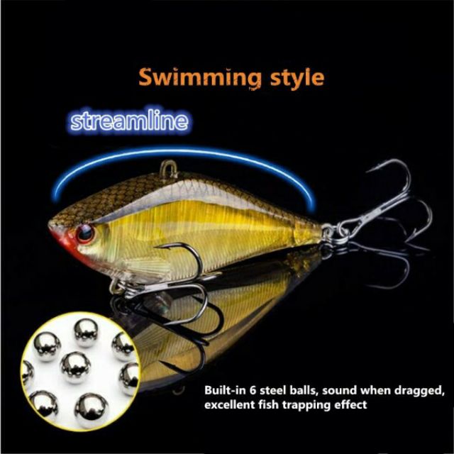 Alo Mồi câu lure, mồi cá giả có bi phát sáng siêu bền