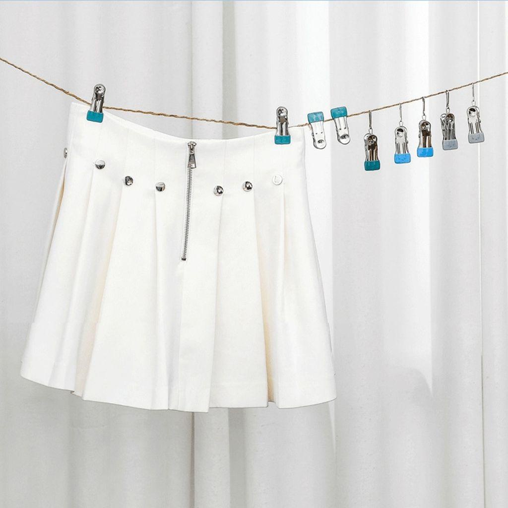 LLOYD Móc Treo Quần Áo Mini Bằng Kim Loại Không Để Lại Dấu Vết Đa Ứng Dụng
