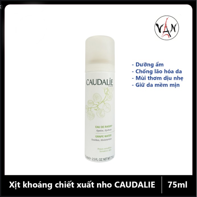 Caudalie xịt khoáng nho caudalie giữ ẩm và chống lão hóa dành cho mọi loại da 75ml - 200ml - 300ml Van maison | BigBuy360 - bigbuy360.vn