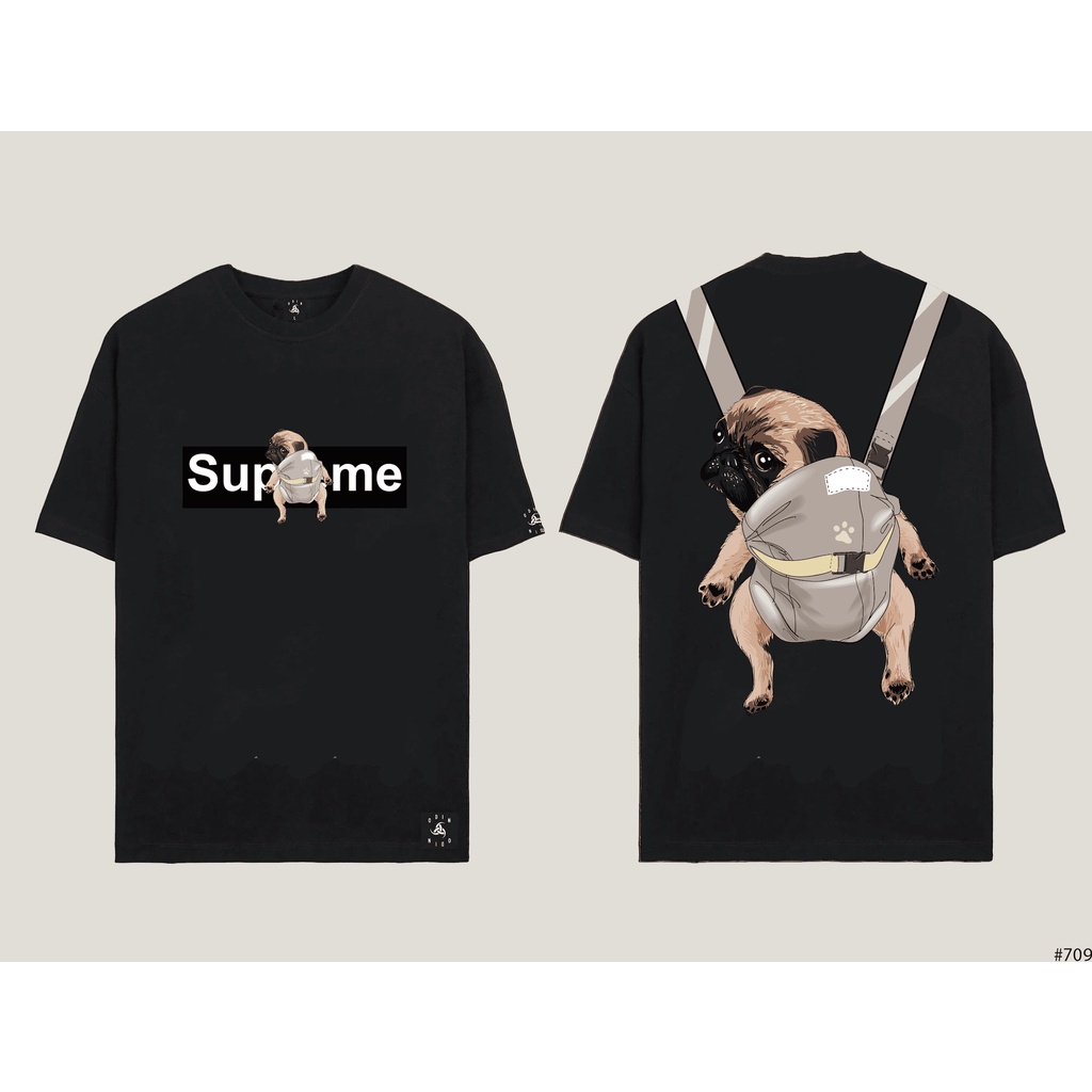 Áo Thun Oversize Sup Dog , áo phông cotton nam nữ unisex, ODIN CLOTHING