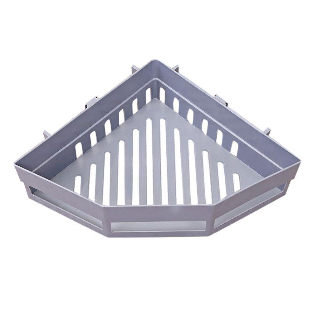 PATRICIA Giá Đỡ Xà Phòng Gắn Góc Tường Không Cần Đục Lỗ Thoát Nước Cho Nhà Bếp / Phòng Tắm