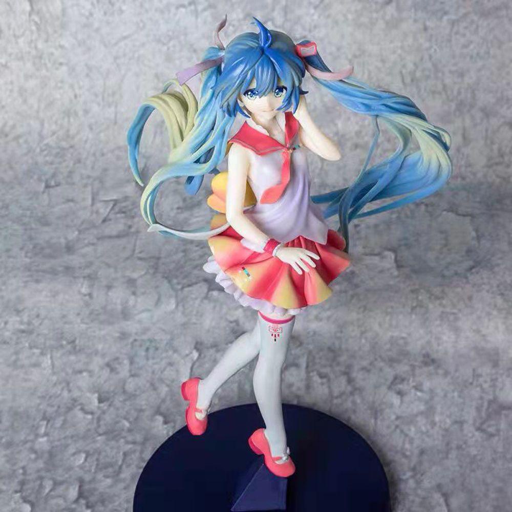DARNELL Mô Hình Nhân Vật Hatsune Miku Bằng PVC Dễ Thương Dùng Trang Trí