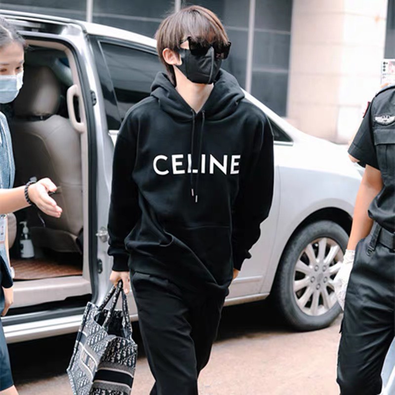Áo Hoodie Celine Form Rộng, Nam Nữ Unisex - Áo Chất Nỉ Bông 100% Cotton | BigBuy360 - bigbuy360.vn