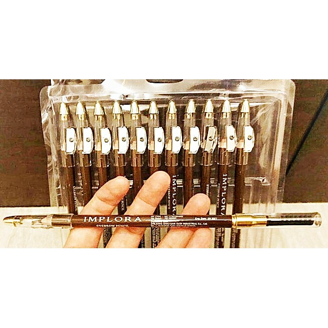 (hàng Mới Về) Bút Chì Kẻ Lông Mày + Lõi + Đồ Chuốt Bpom Na 11161204002