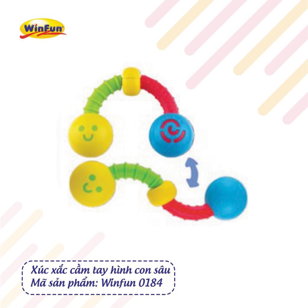 Xúc xắc cầm tay hình con sâu Winfun 0184