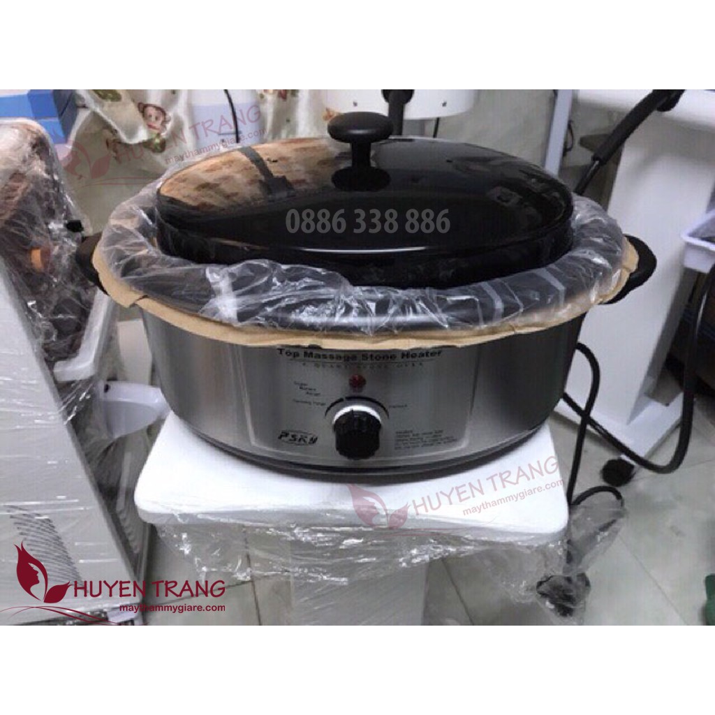 Nồi Hấp Nóng Đá Nóng Massage Body Đả Thông Kinh Lạc Công Suất Cao 750W - Thẩm Mỹ Huyền Trang NANOCEE