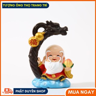 Tượng thần thọ Ông trang trí - Để trên oto may mắn