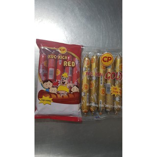 combo 5 gói Xúc xích tiệt trùng ăn liền CP Gold 200g