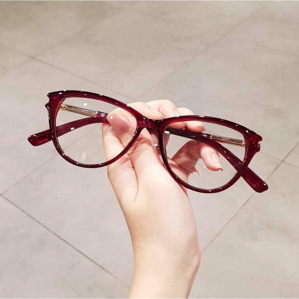 Gọng cận mắt mèo có thể thay cận - Ảnh thật 100% - Gọng cận nữ mắt mèo thời trang 2021 - Thay lắp cận thoải mái | BigBuy360 - bigbuy360.vn