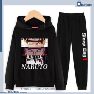 [ NHIỀU MẪU] Set Áo Quần Hoodie Dài Nỉ Uchiha Itachi Naruto Nam Nữ Đủ Size