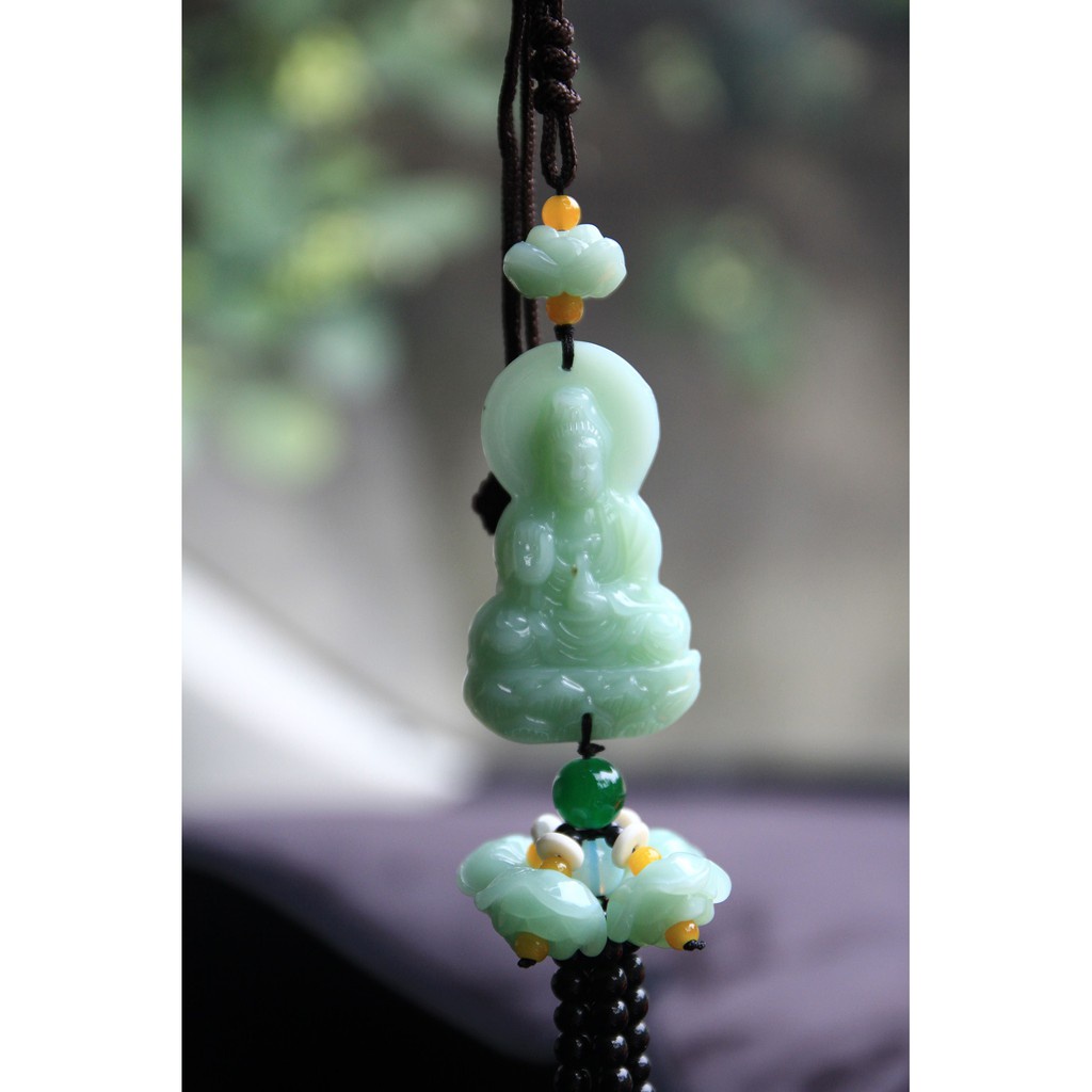 Dây treo kính hậu xe ô tô xe hơi. Khánh treo phong thủy xe hơi, ô tô
