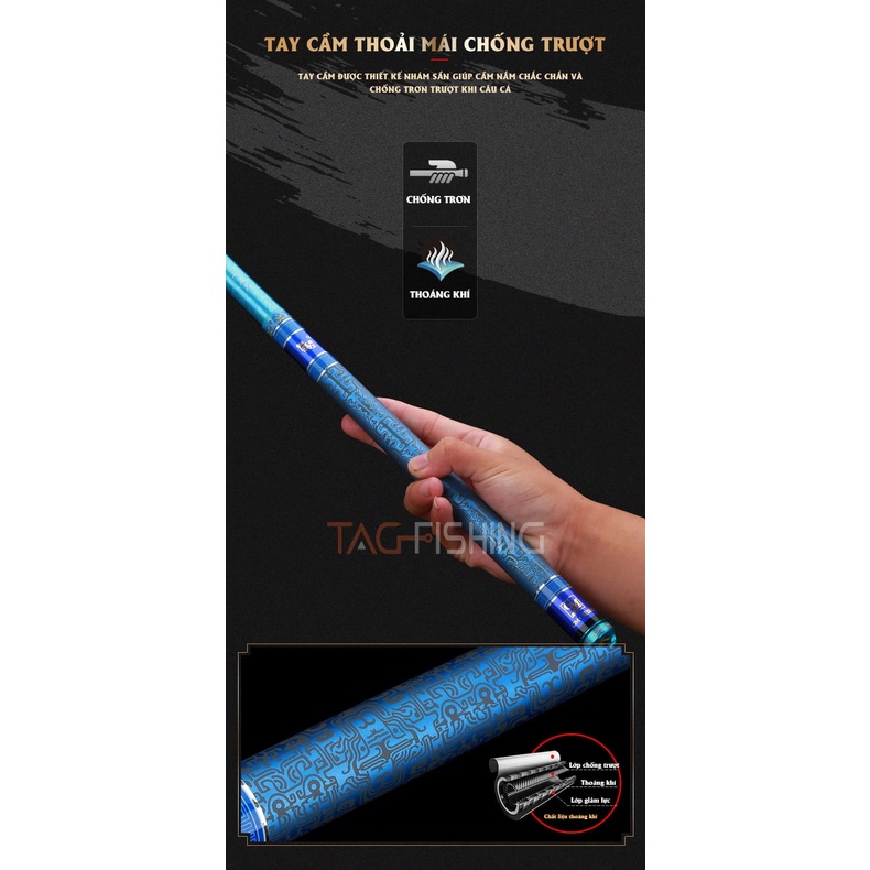 Cần tay GAMA-SEIKO Ngọc Long 5H