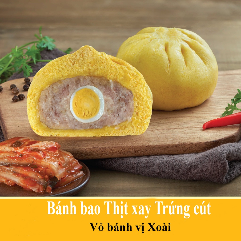 BỘT BÁNH BAO VỊ XOÀI, có sẵn men nở