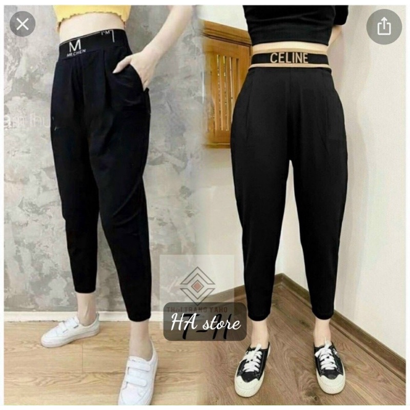 Quần baggy cạp chữ umi hàn loại 1 cho bé gái từ 21 kg đến 40 kg