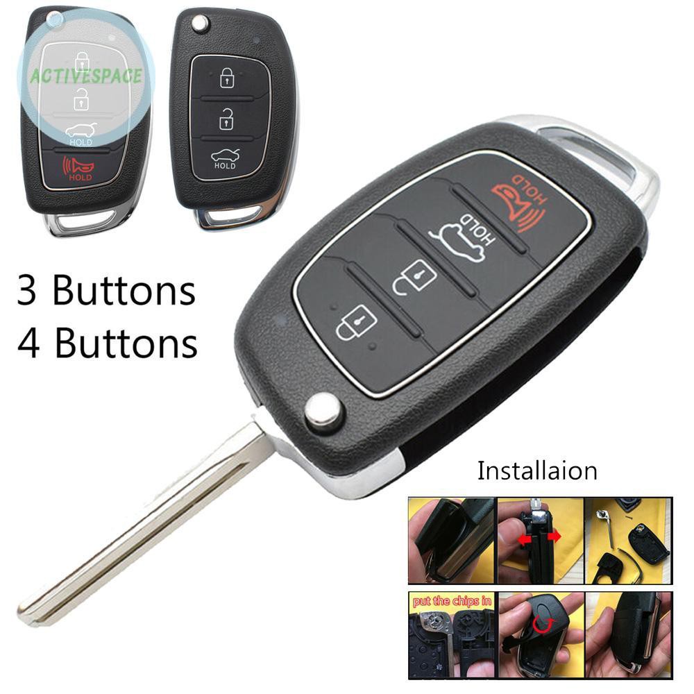 Vỏ Chìa Khóa Điều Khiển Từ Xa Cho Hyundai Santa Fe Tucson Creta I20 I40 Ix35 Ix45