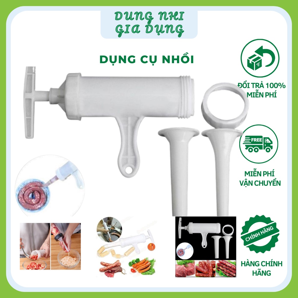 Dụng Cụ Nhồi Xúc Xích Cầm Tay Máy Nhồi Lạp Xưởng Giá Rẻ Siêu Bền Đẹp