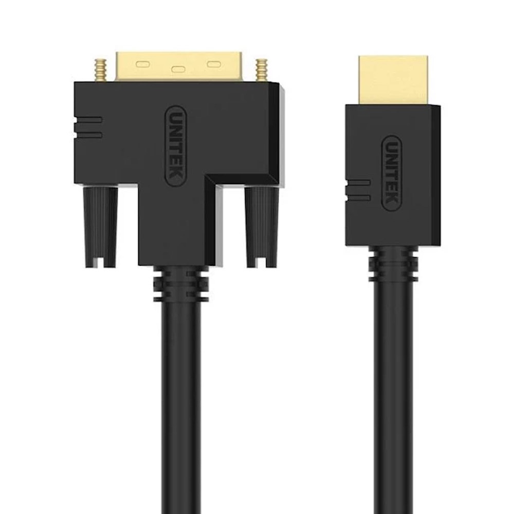 Cáp HDMI-&gt;DVI 24+1 Unitek YC 220A - Bảo hành 12 tháng