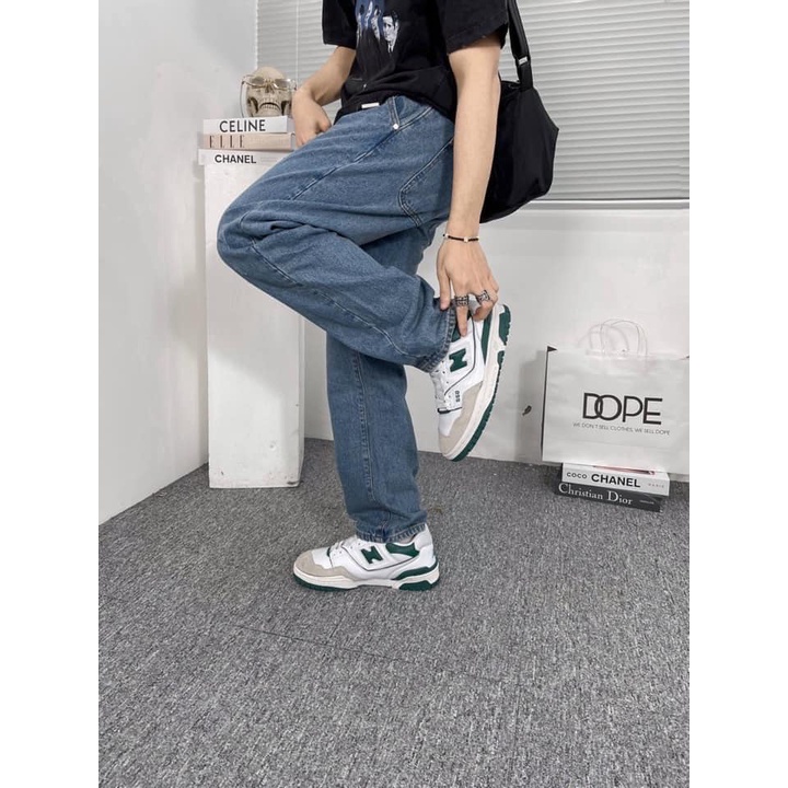 GIÀYSNEAKER NB 550 XANH LÁ, NB 550 XANH THAN, XANH NAVY, TRẮNG XANH CÁC MÀU CƠ BẢN NAM NỮ