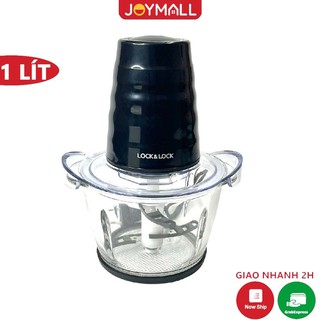 Máy xay thịt cối thủy tinh lock&lock meat chopper ejm156blk 1 lít công suất 400w - bảo hành 12 tháng - hàng chính hãng -